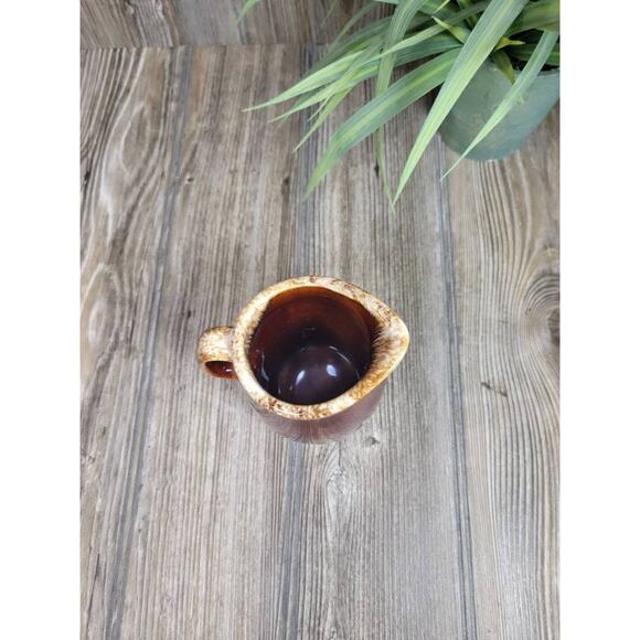 Vintage Hull Cream Pitcher, Brown Drip Oven Proof 8 oz - Picture 3 of 4